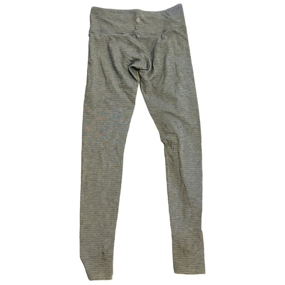 Lululemon Light Grey Sweater Heathered Leggings SZ 6 - Picture 6 of 7